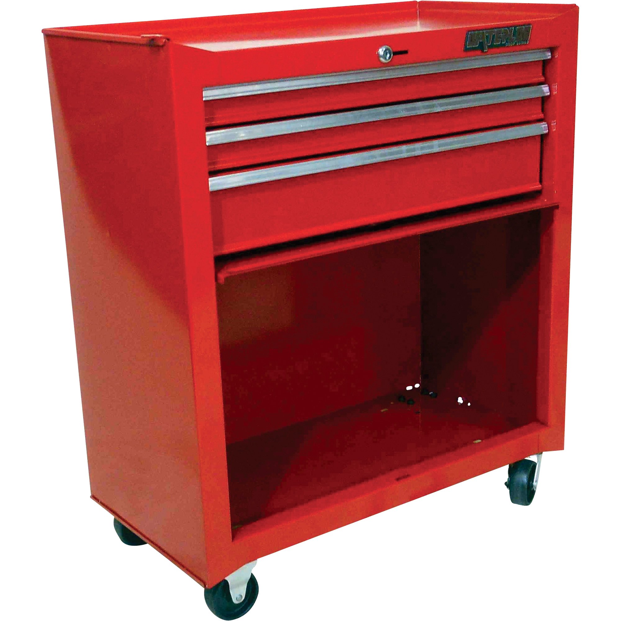 Waterloo Three-Drawer Toolbox — 26in.W x 14in.D x 31 1/4in.H, Model# ML314